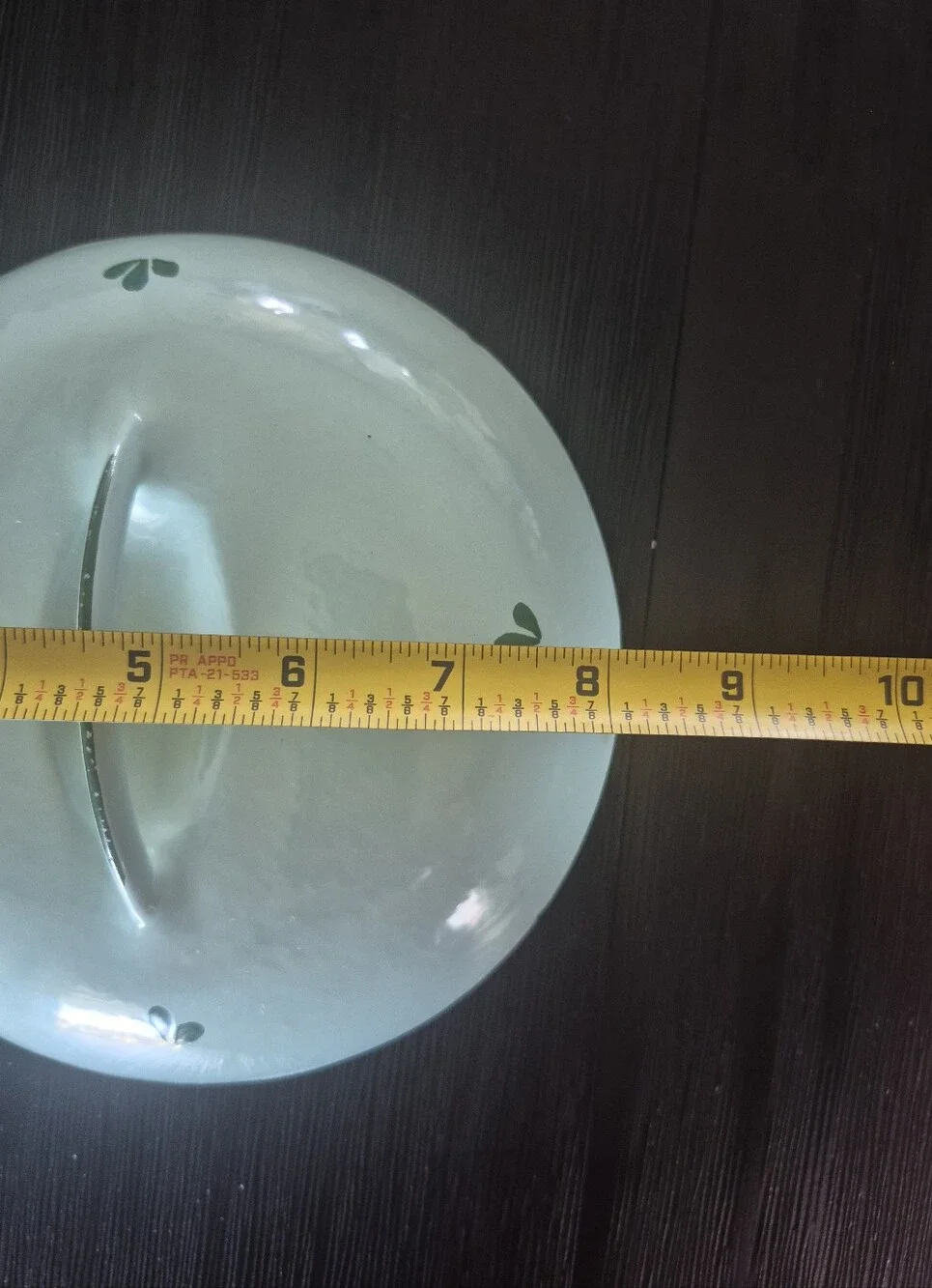 Vintage DRU Holland Enamel Cast Iron Lid 8
